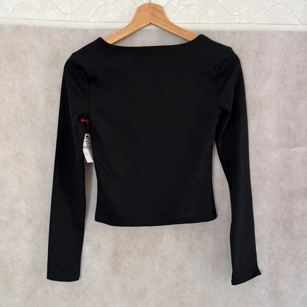 Open Edit Smooth Edit Scoop Neck Top - Picture 9 of 10